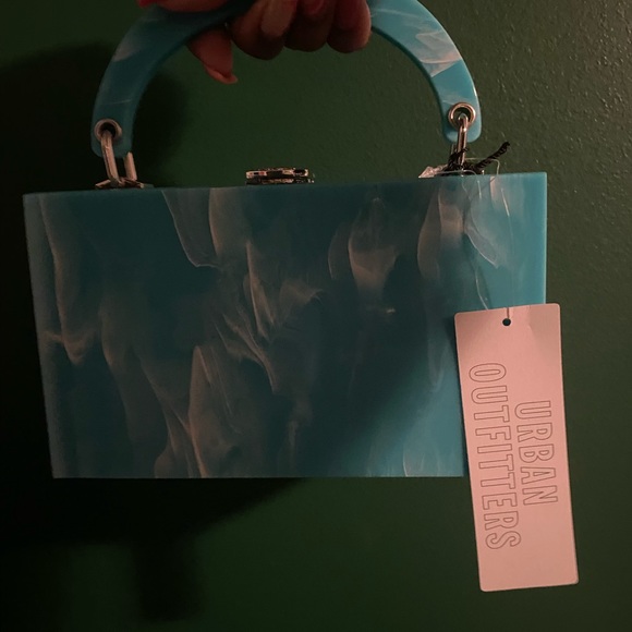 Olga Berg Chantelle Acrylic Handle Bag - Picture 3 of 3